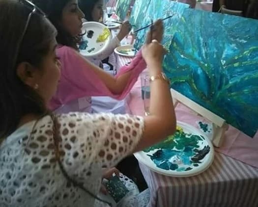 Art Uncorked: Wine & Paint Event 02