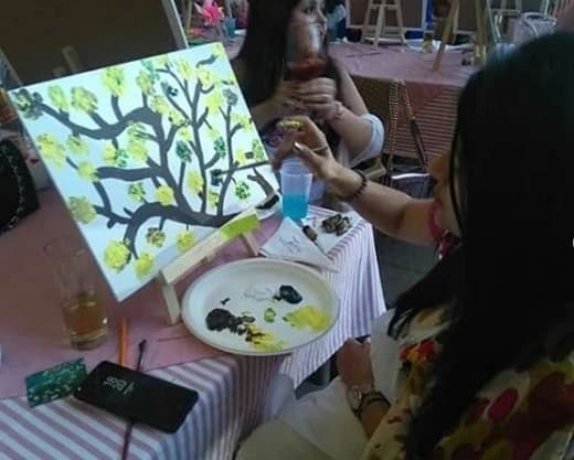 Art Uncorked: Wine & Paint Event 05