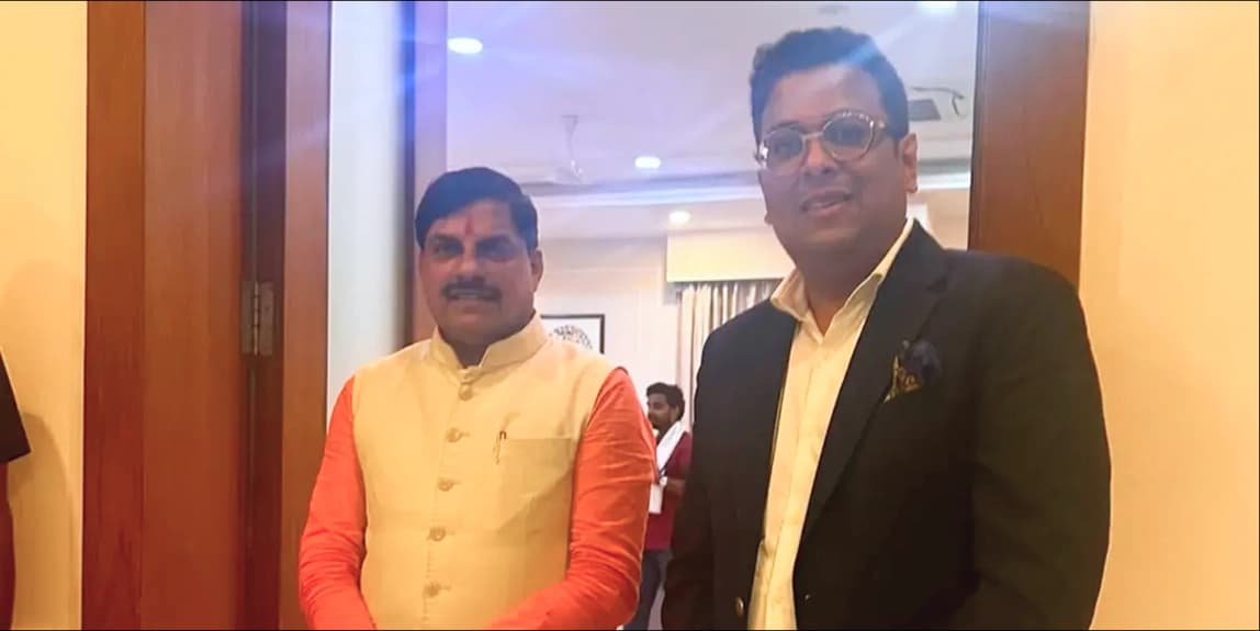 Dr. Tarang Krishna meets Madhya Pradesh CM Dr. Mohan Yadav
