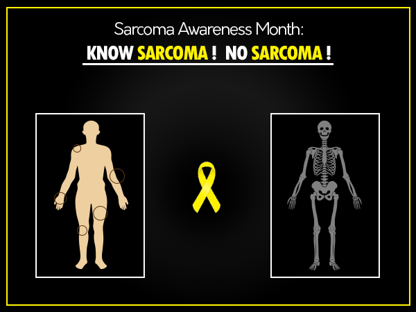 Sarcoma Awareness Month: Know Sarcoma! No Sarcoma!