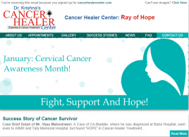 Cervical Cancer Awareness - Newsletter